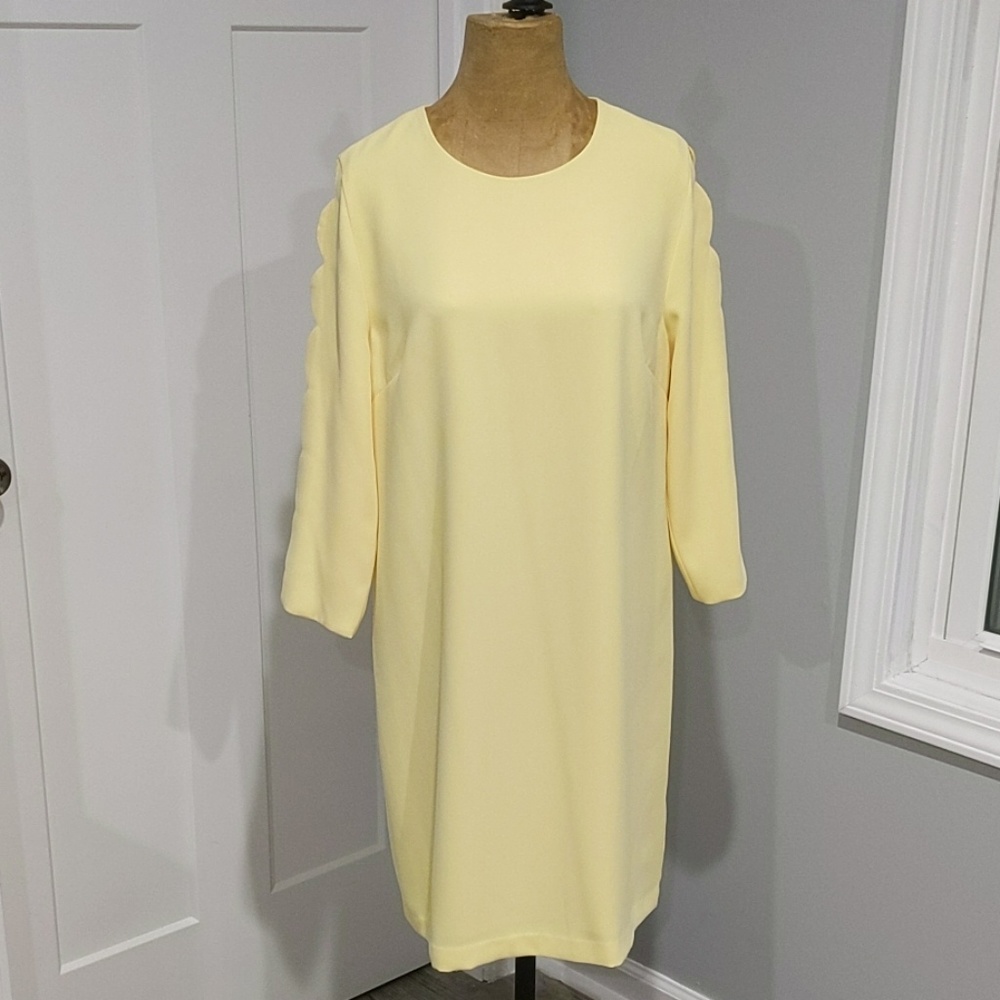 Canary Yellow Shift Dress